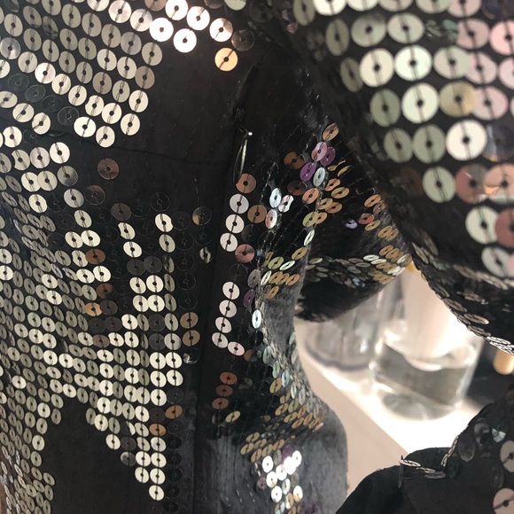 Gorgeous Sheri Bodell black sequined dress - Picture 7 of 12